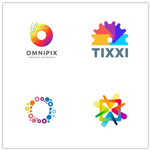 款缤纷色彩的logo设计欣赏|logo设计|色彩_新浪新闻