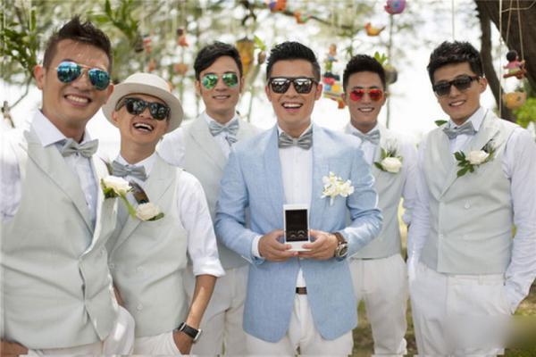 盘点明星史上最强豪华伴郎团 黄晓明胜在人数 袁弘胜在颜值