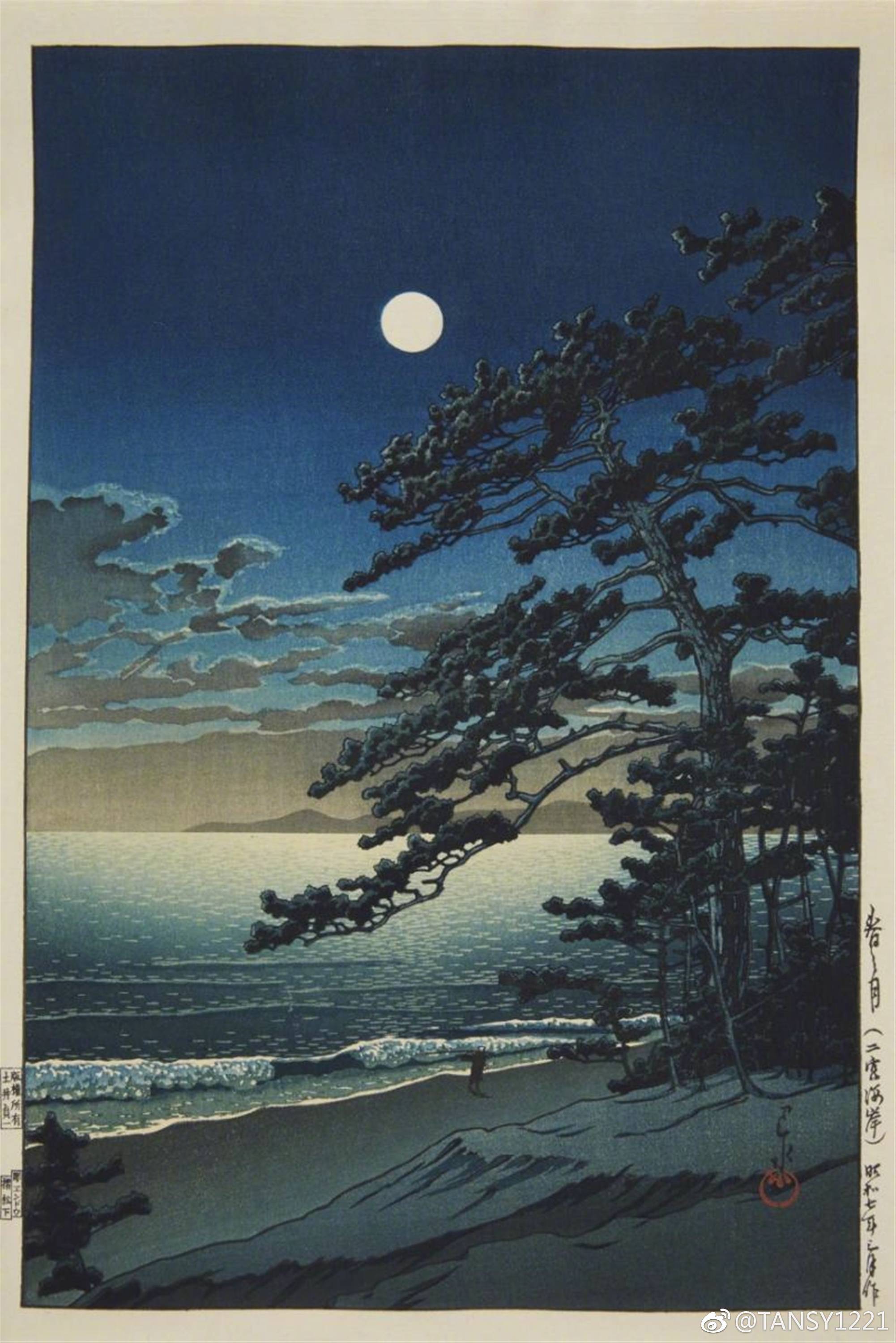 近现代版画巨匠川濑巴水作品