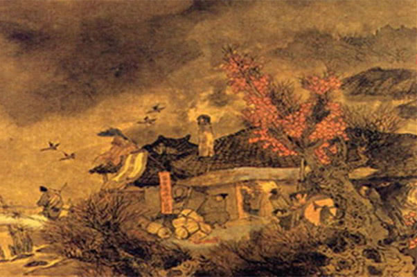 温庭筠最经典的一首诗,抒发游子的思乡之情,流露着失意和无奈