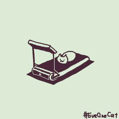 推主motions_cat 手下的神经病猫系列,我可以看一整天