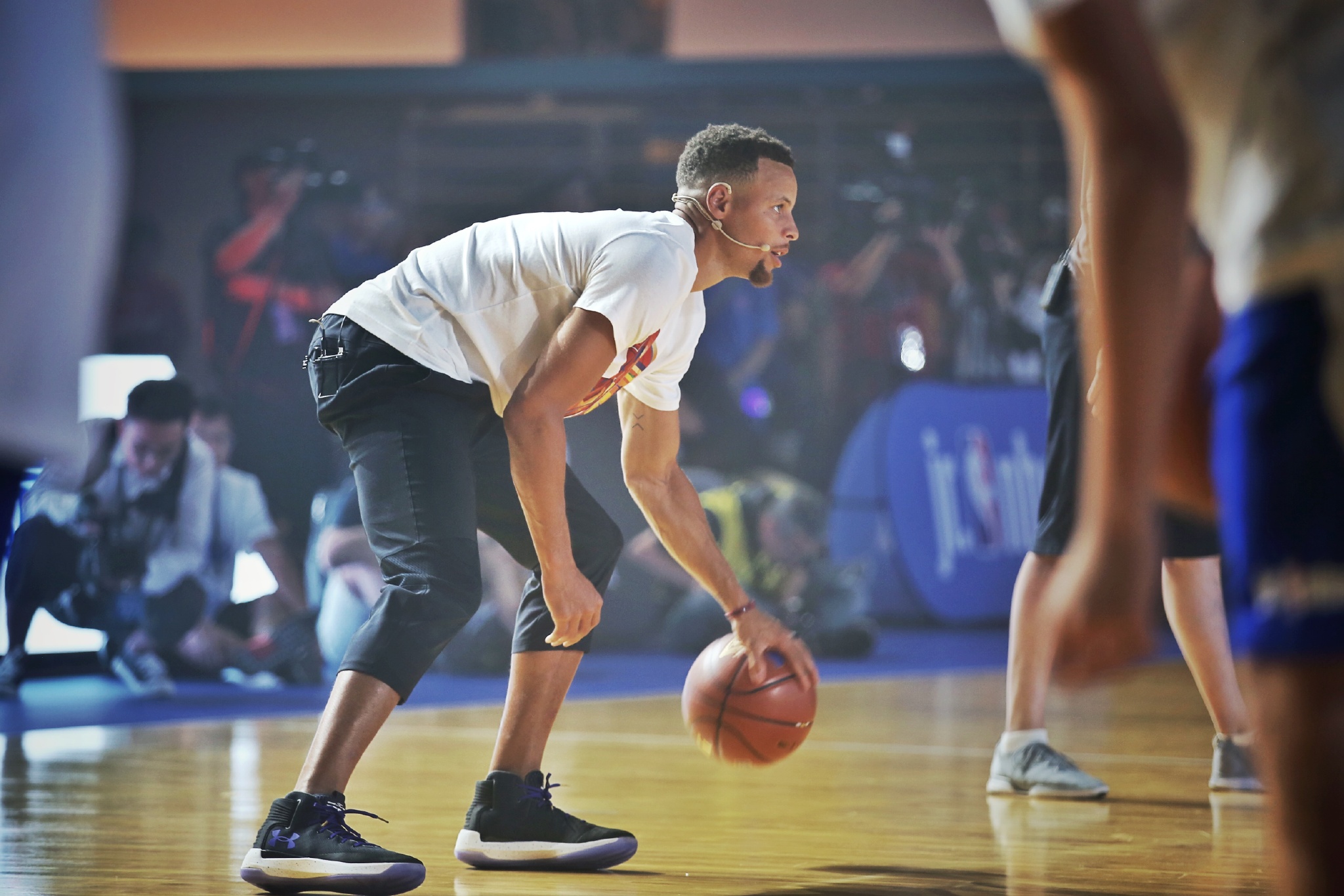 underarmour2018库里中国行武汉站赛场上下