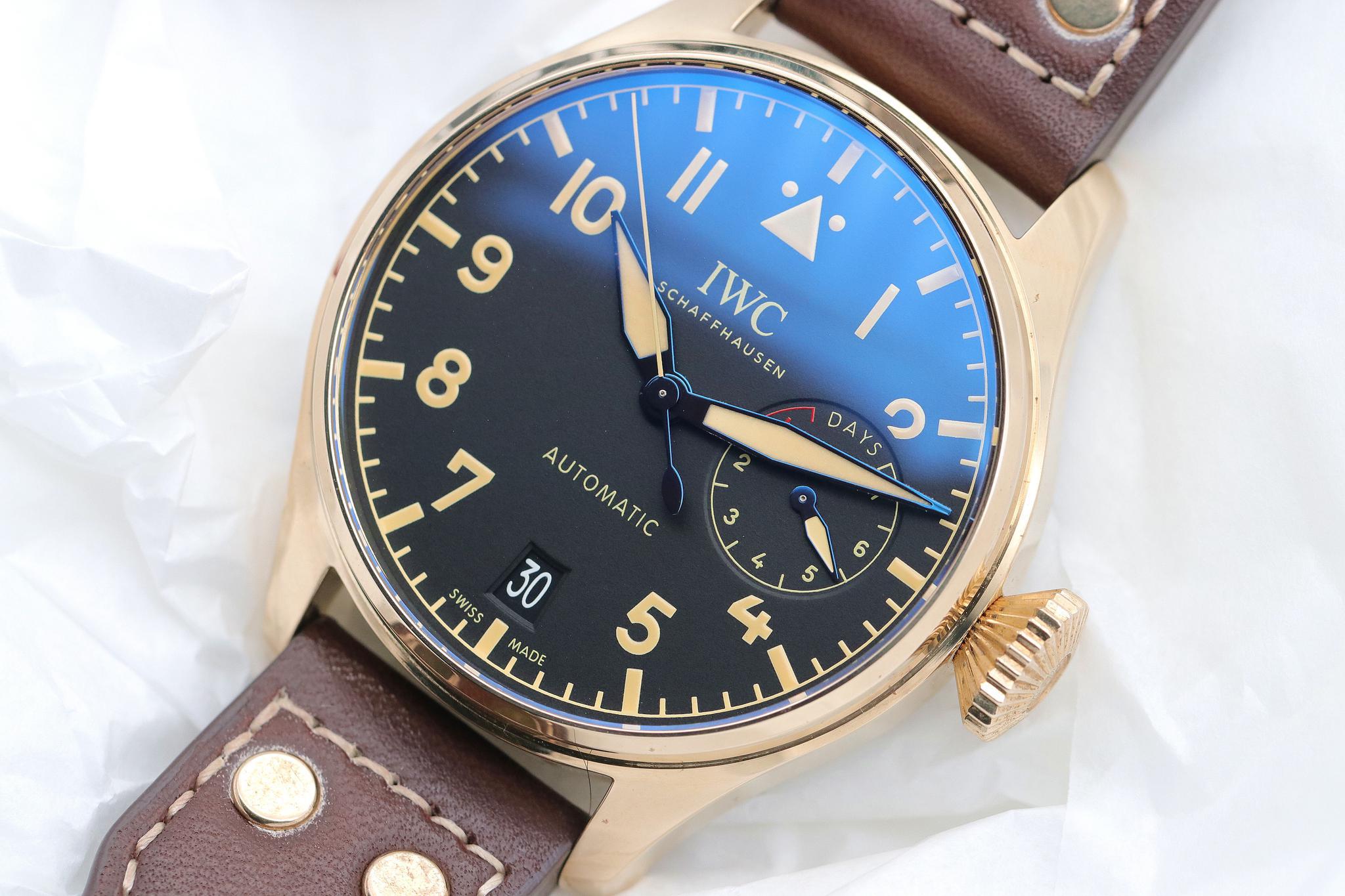 大项谈表:zf万国飞行员系列青铜大飞iw501005评测