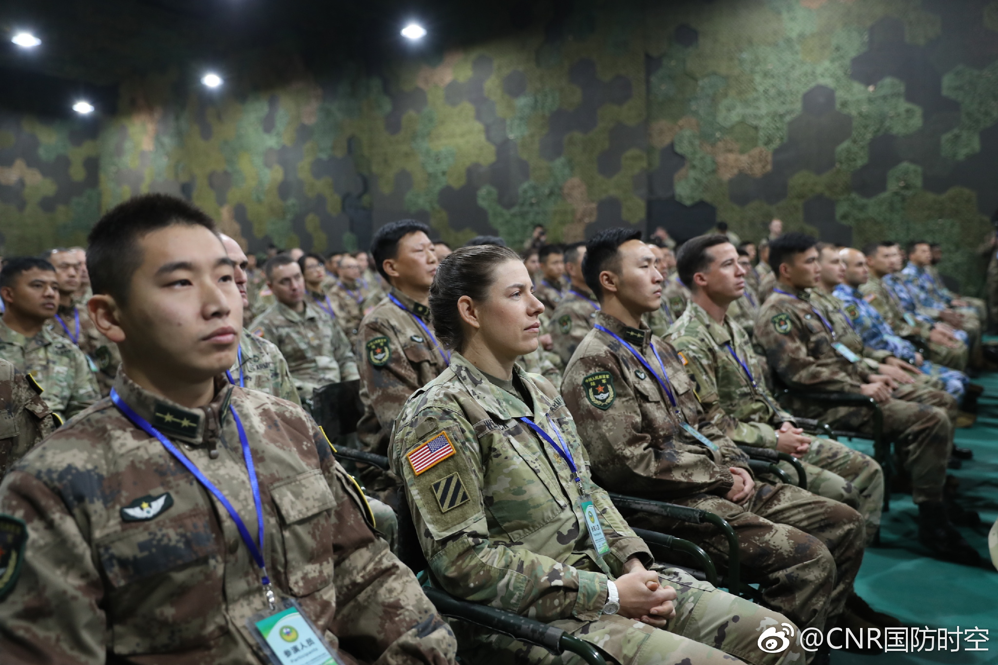 2018中美两军人道主义救援减灾联合演练开幕