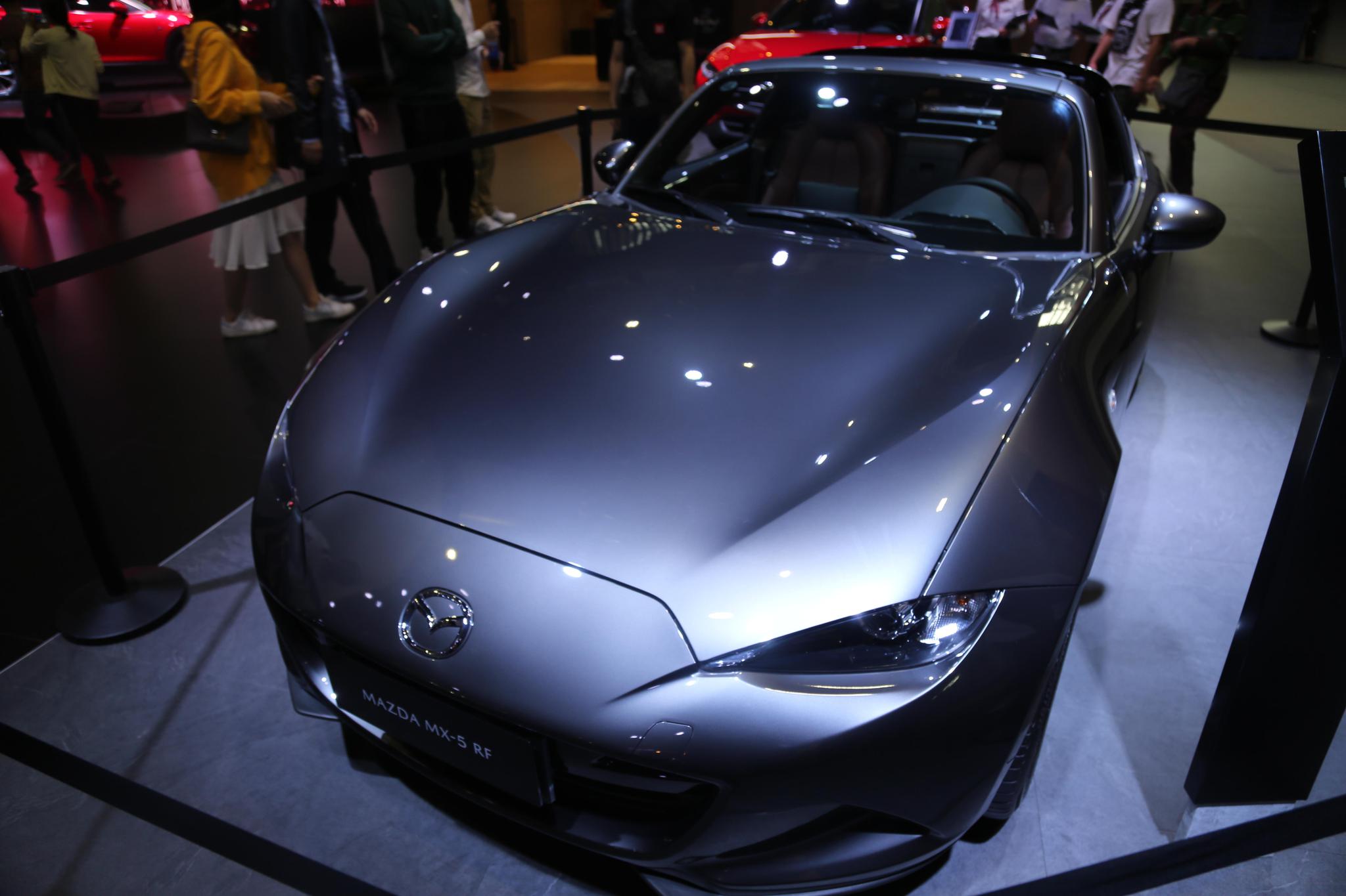 一汽马自达mx-5 rf,全球最畅销双座敞篷跑车,车展实拍!