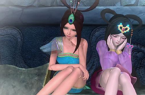 精灵梦叶罗丽四个罗丽公主被抓的场景最后一个姿势异常羞耻