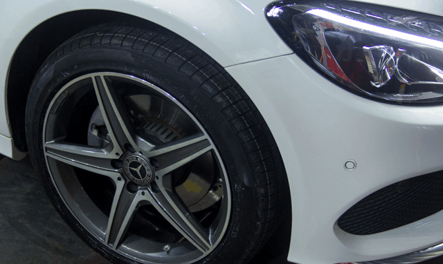 强化操控 奔驰c200升级18寸amg原厂锻造轮毂