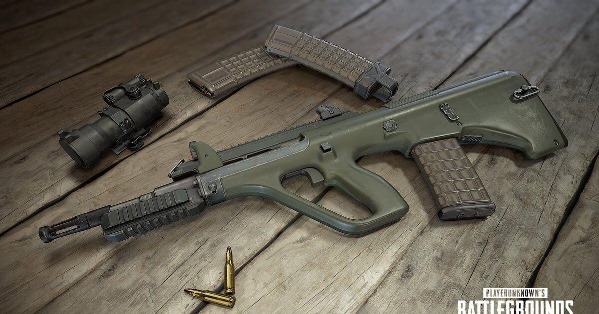 《绝地求生》aug这把新武器, 会自带瞄准镜吗?