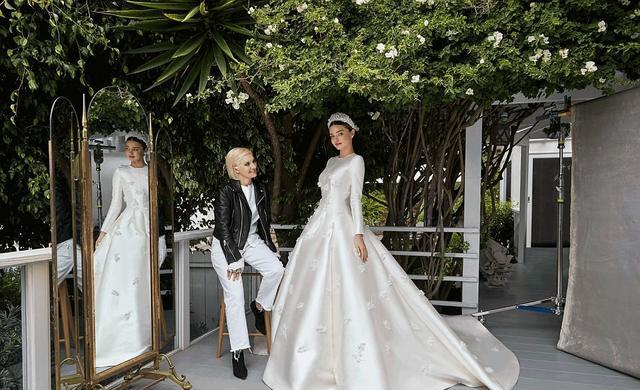 仙女下凡 维密天使可儿大婚照爆出