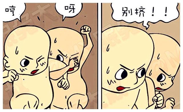 搞笑漫画:都想当哥哥的双胞胎,傻傻分不清楚