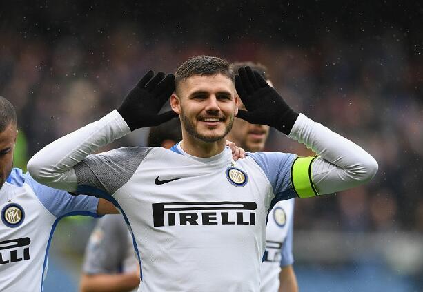 伊卡尔迪大四喜,解锁意甲百球成就,然而还是进不了阿根廷国家队