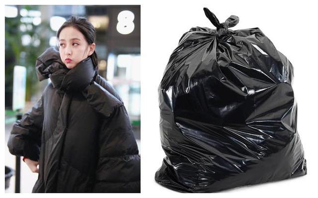 佟丽娅穿一万多的羽绒服,却像套个垃圾袋,网友:明星钱多人傻?