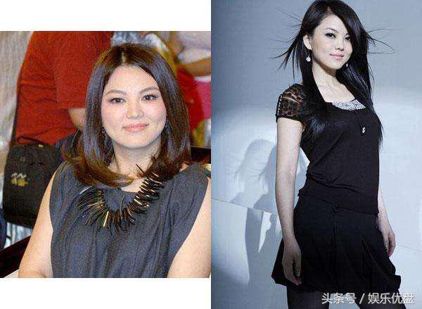 娱乐圈中那些"一胖毁所有"的明星,张惠妹的反差最大!