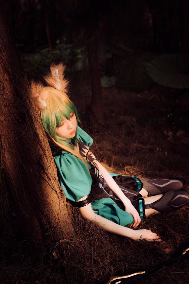 真人cos阿塔兰忒大姐大我要跟你学射箭