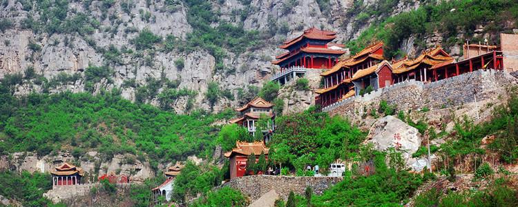 中国七大悬空寺之河南省鹤壁市淇县朝阳寺