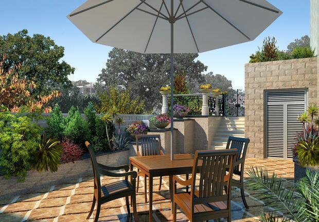 有了这种屋顶"露台"的设计,什么花园,洋房通通弱爆了