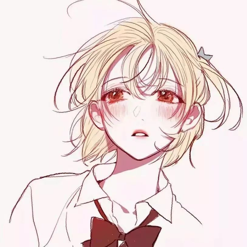 二次元系列情侣头像你是我的怦然心动