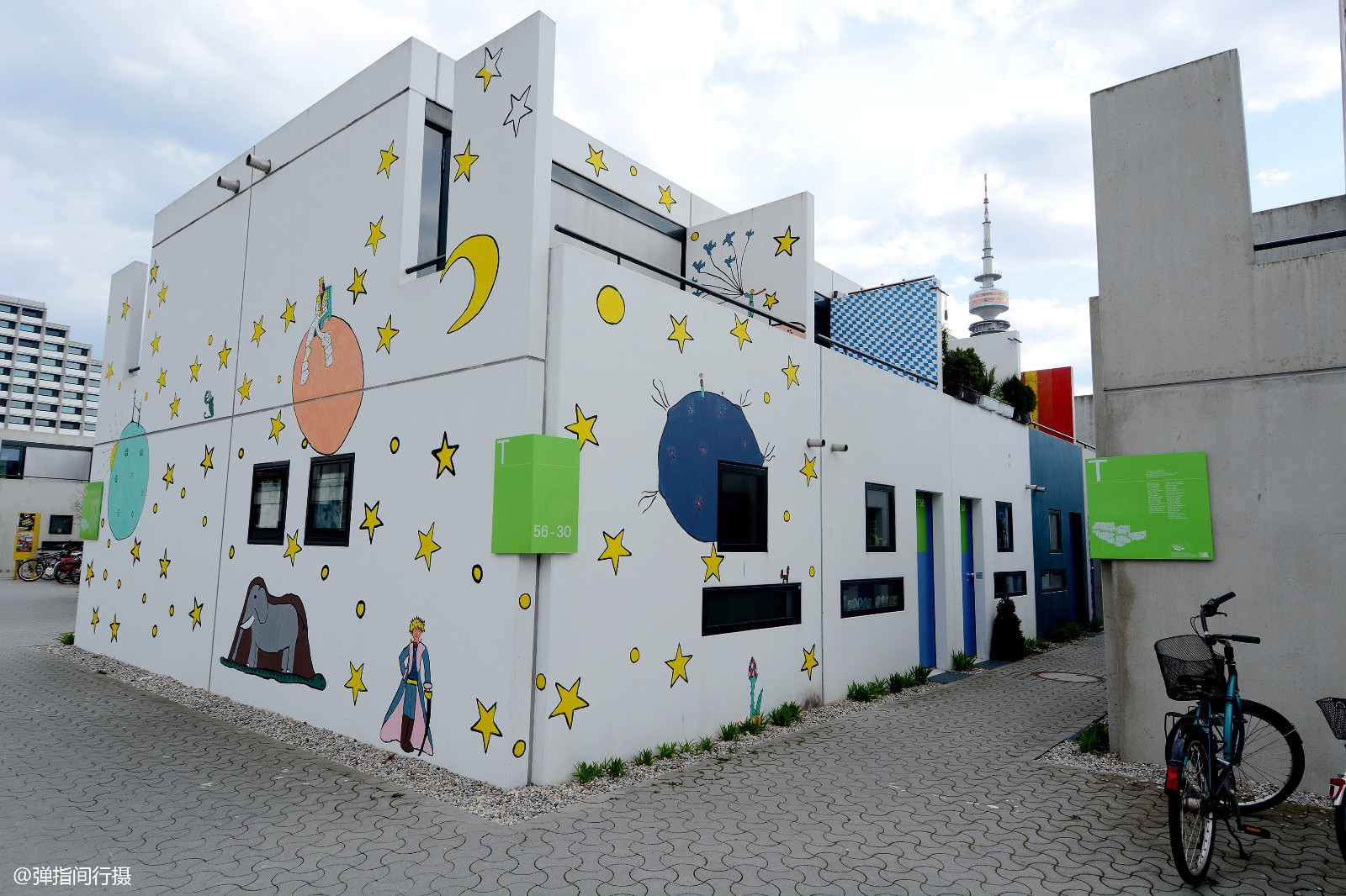 德国大学宿舍外墙可随意画画涂鸦画得好的可获奖金