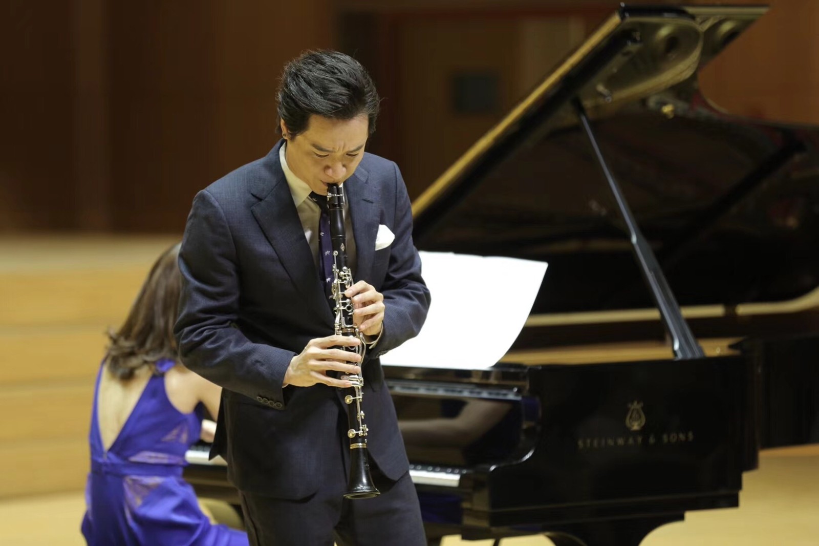 感谢刘璇全力支持单簧管演奏家王弢将新专辑取名为《spin旋》