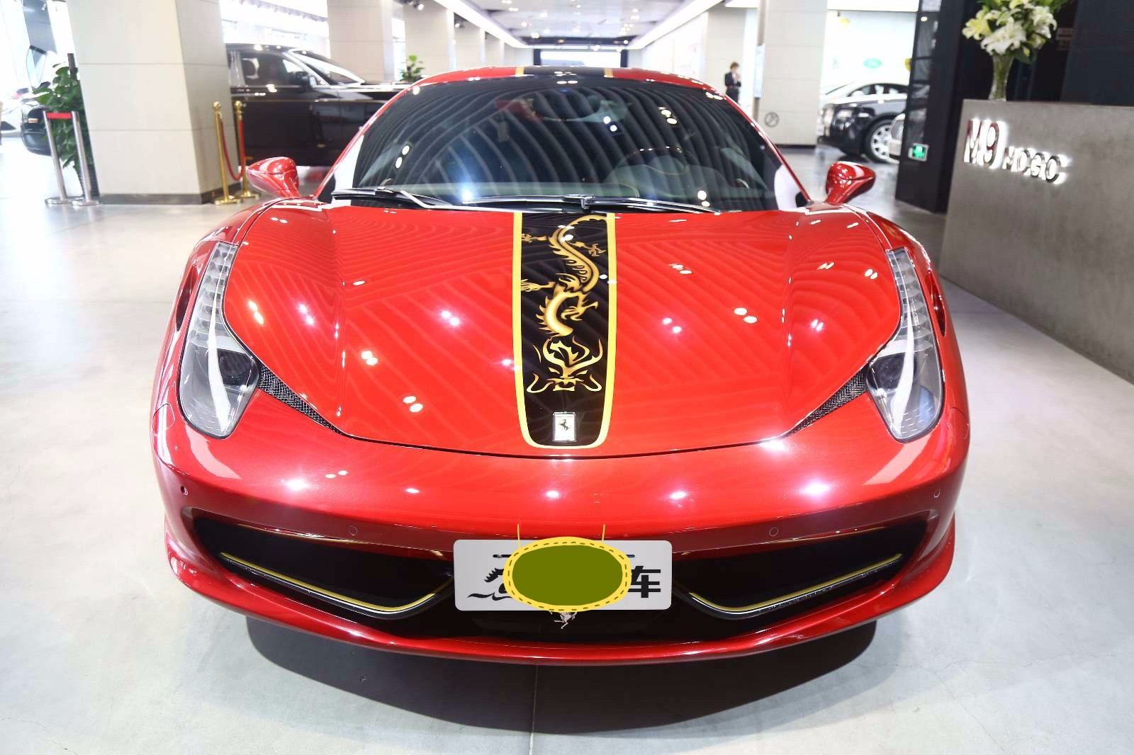 法拉利458 2012款 4.5l italia 中国限量版