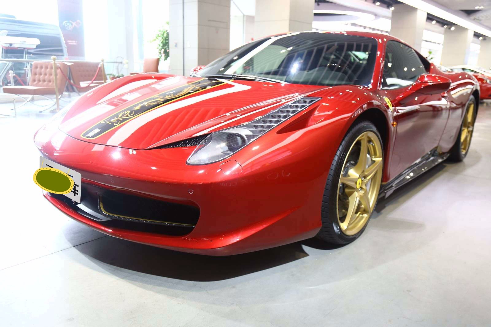 法拉利458 2012款 4.5l italia 中国限量版