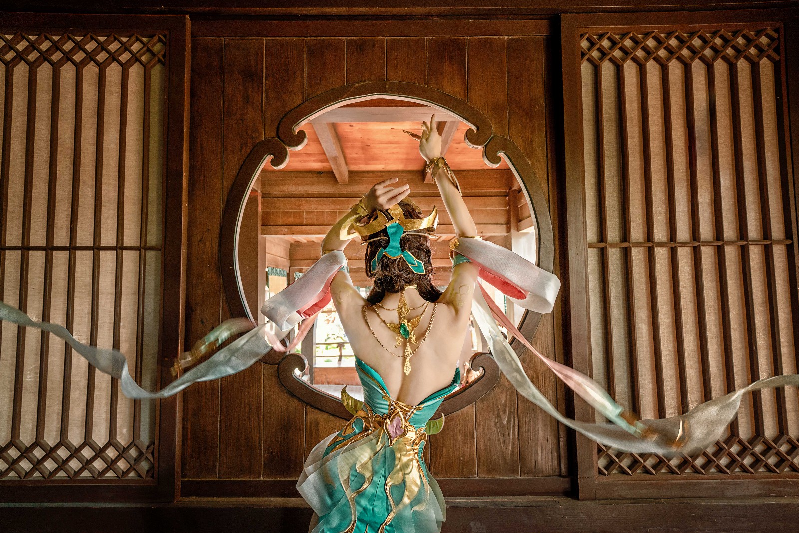 王者荣耀荣耀杨玉环cos反串更美