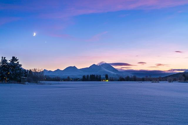 挪威风光摄影作品!冷色