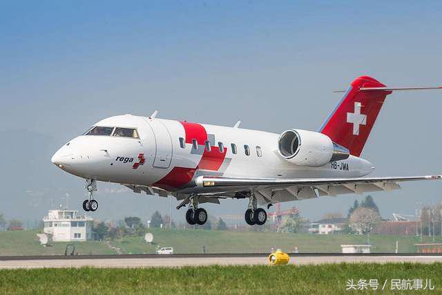 瑞士空中救援队rega交付另外一架改装为空中救护配置的挑战者650飞机