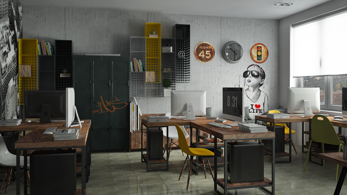 当冰冷的水泥工业风搭配上这些元素,从此冷酷也有温度!