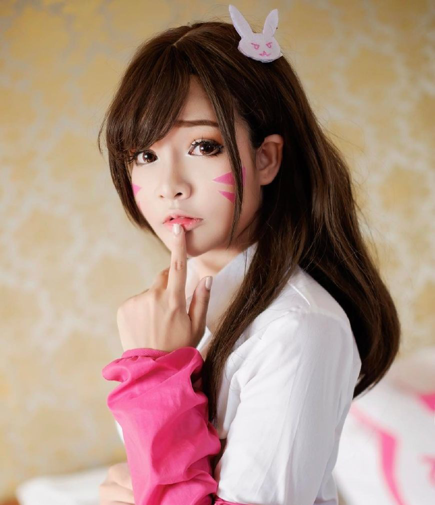 守望先锋dva经典cos这才是我心中的那个女神