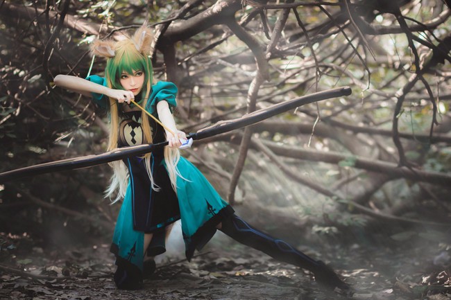 真人cos:阿塔兰忒!大姐大我要跟你学射箭!