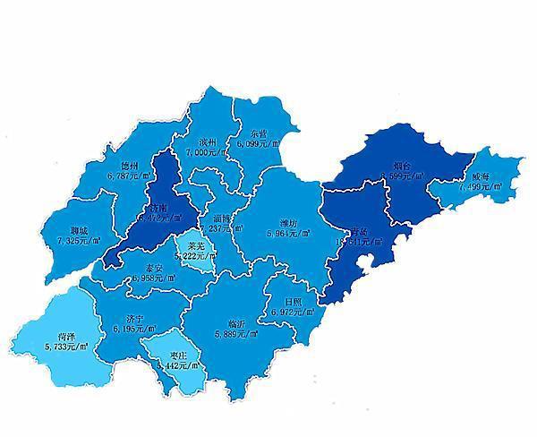 聊城房价贵不贵从全省尺度俯瞰各城市房价