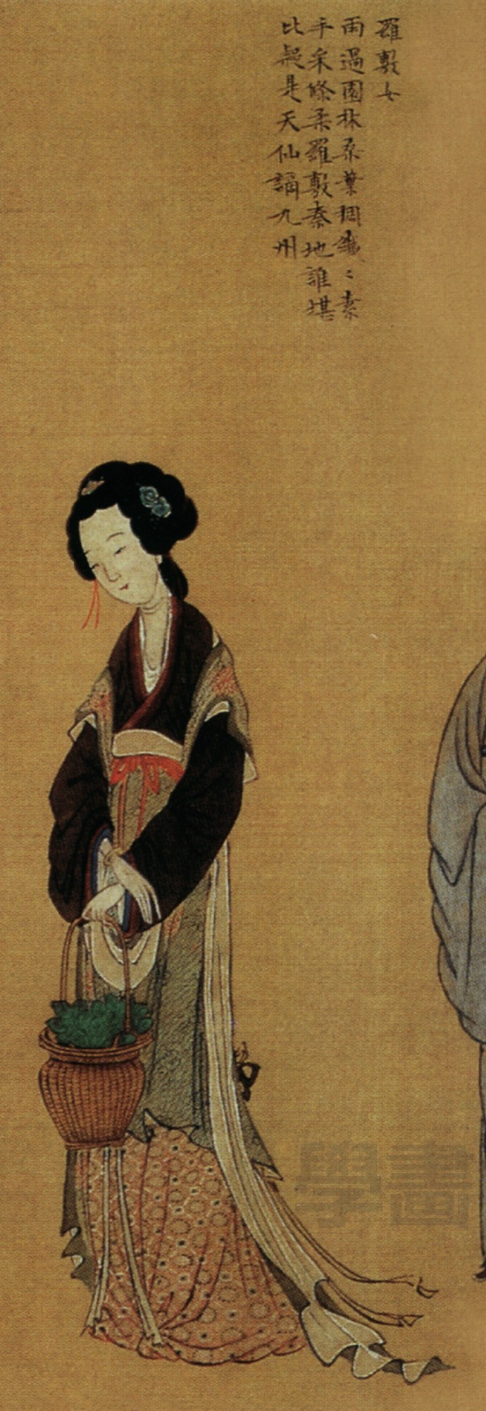 70位古代美女:《千秋绝艳图》局部|千秋绝艳图|钩勒|敷彩|线描|重彩_新浪新闻