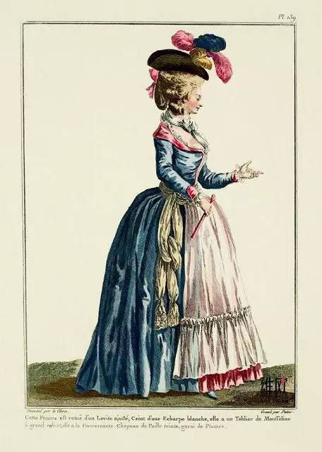 洛可可古典服饰手绘