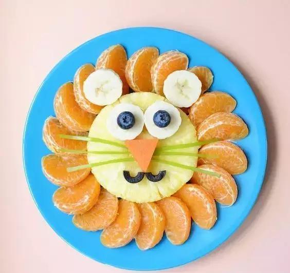 简单易学的卡通水果拼盘