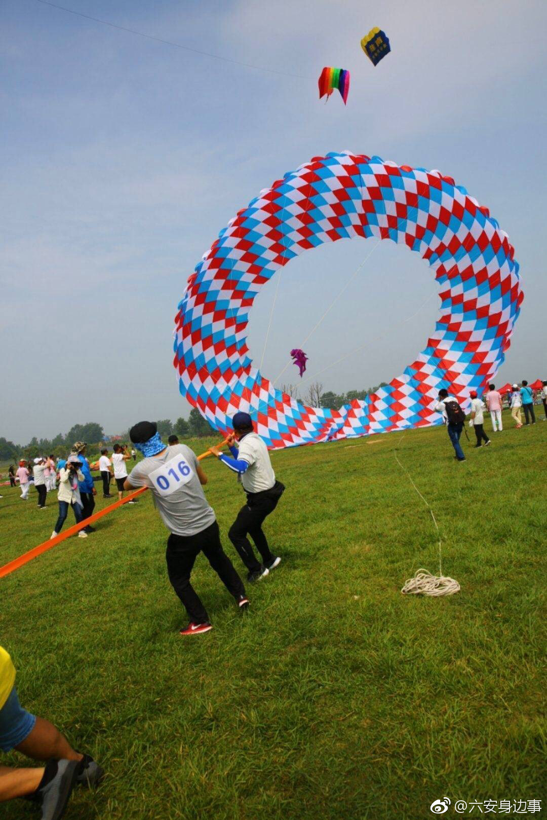 端午节 "斗纸鸢"六安高手齐聚龙熙庄园|龙熙庄园|六安|风筝_新浪新闻