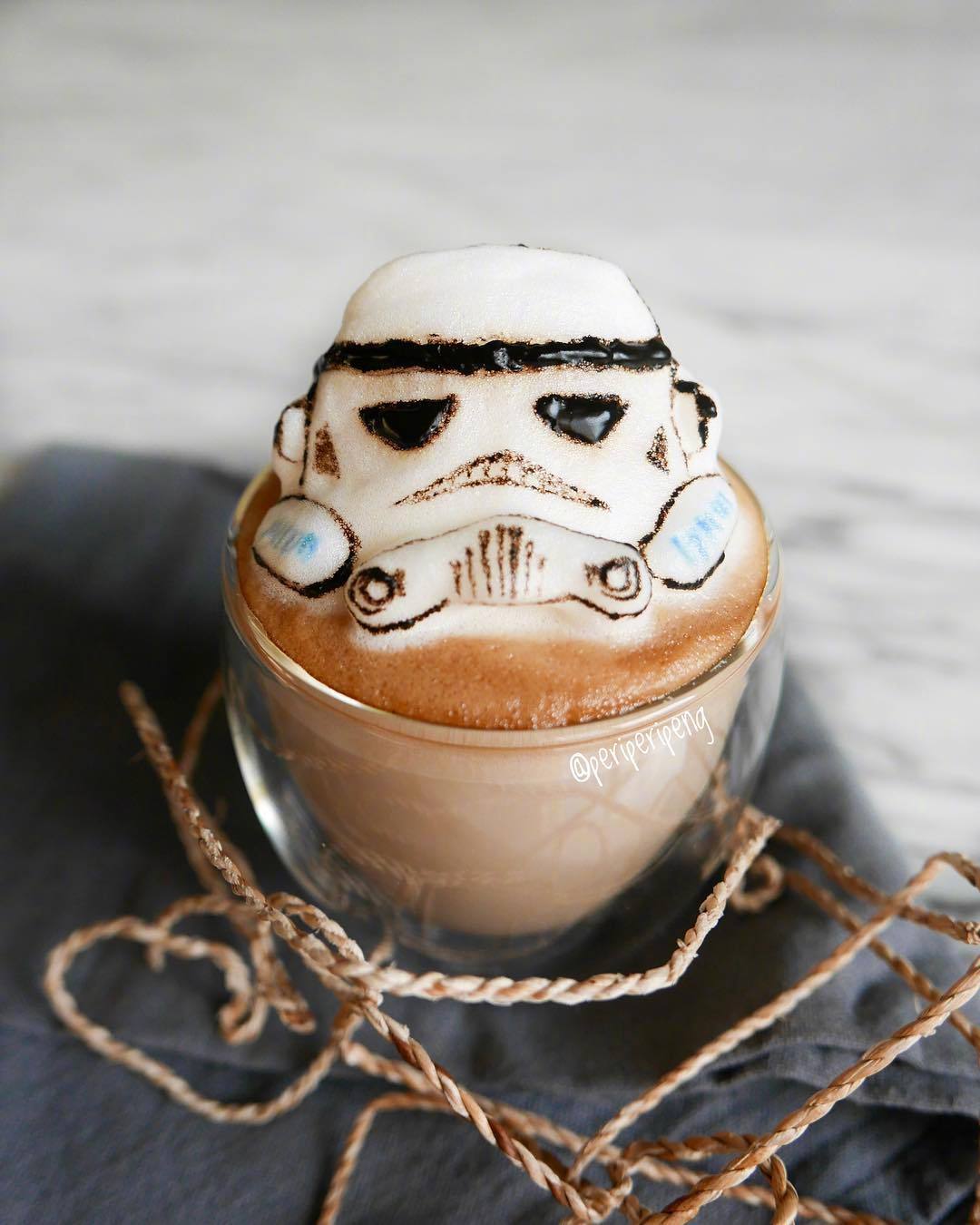 立体拉花咖啡,好萌啊