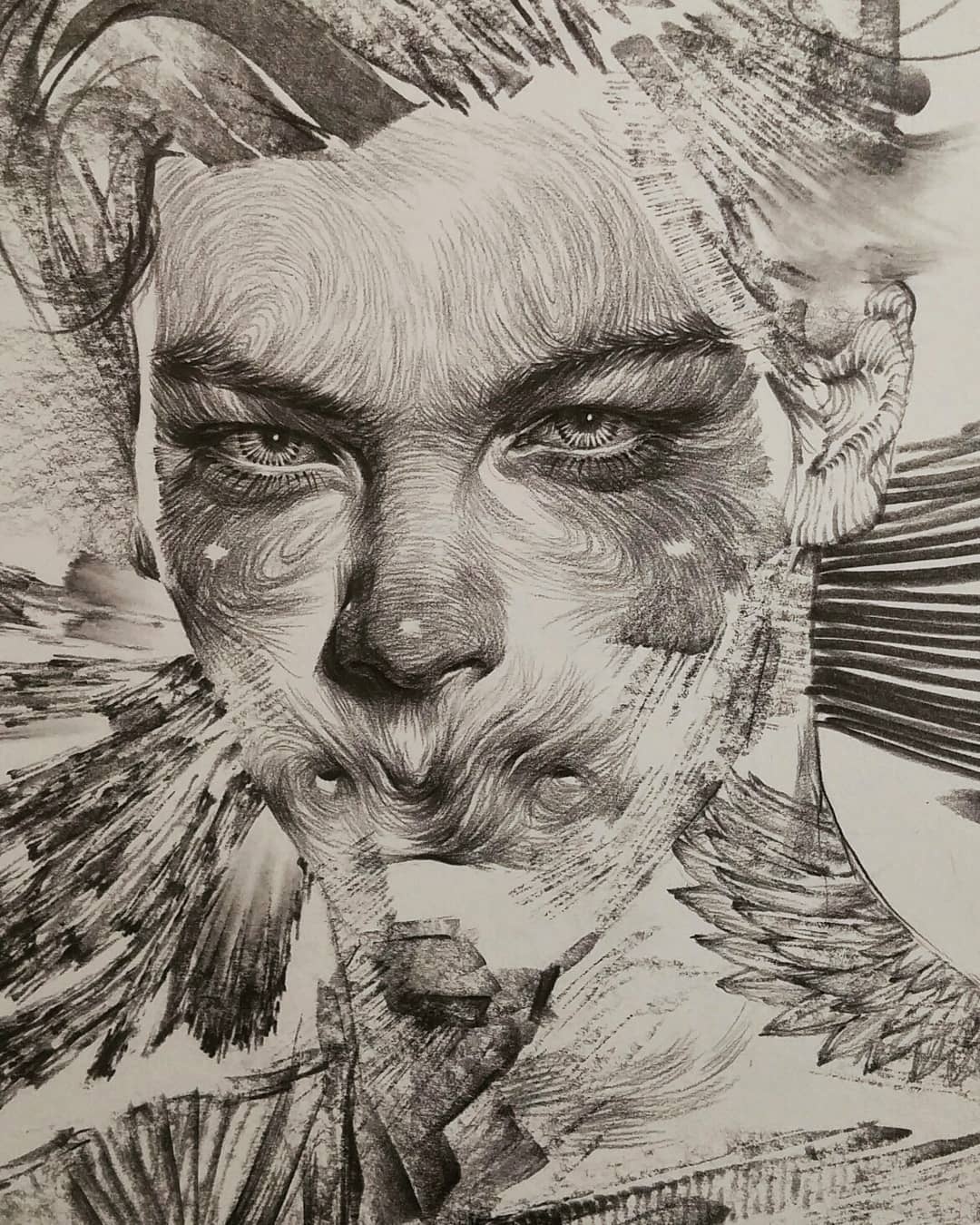 酷酷的速写人物