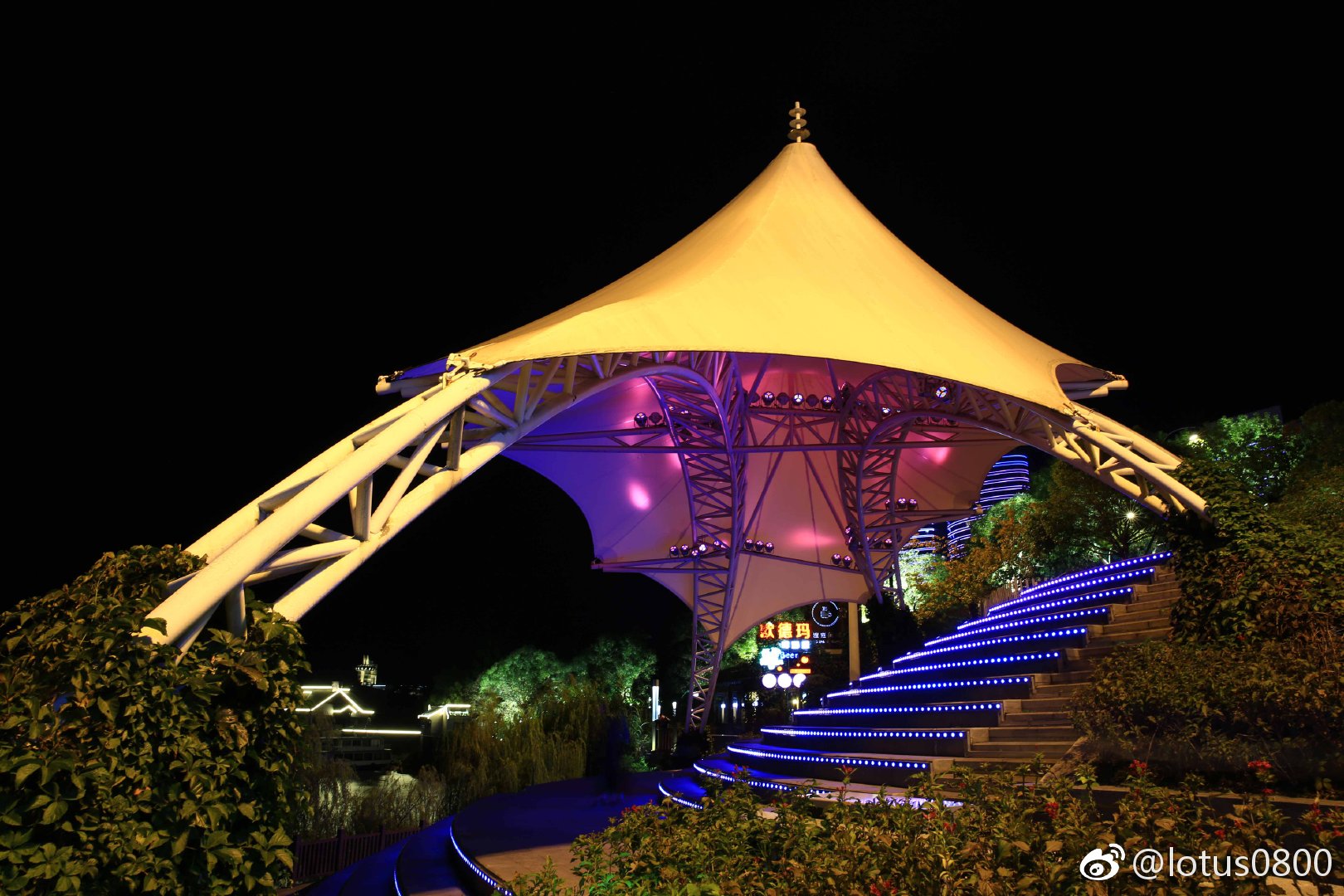 千岛湖广场夜景