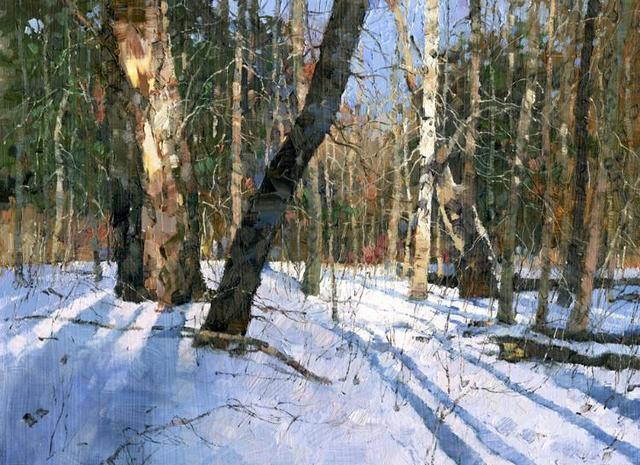 北美华裔画家姜小松xsongjiang风景油画作品欣赏