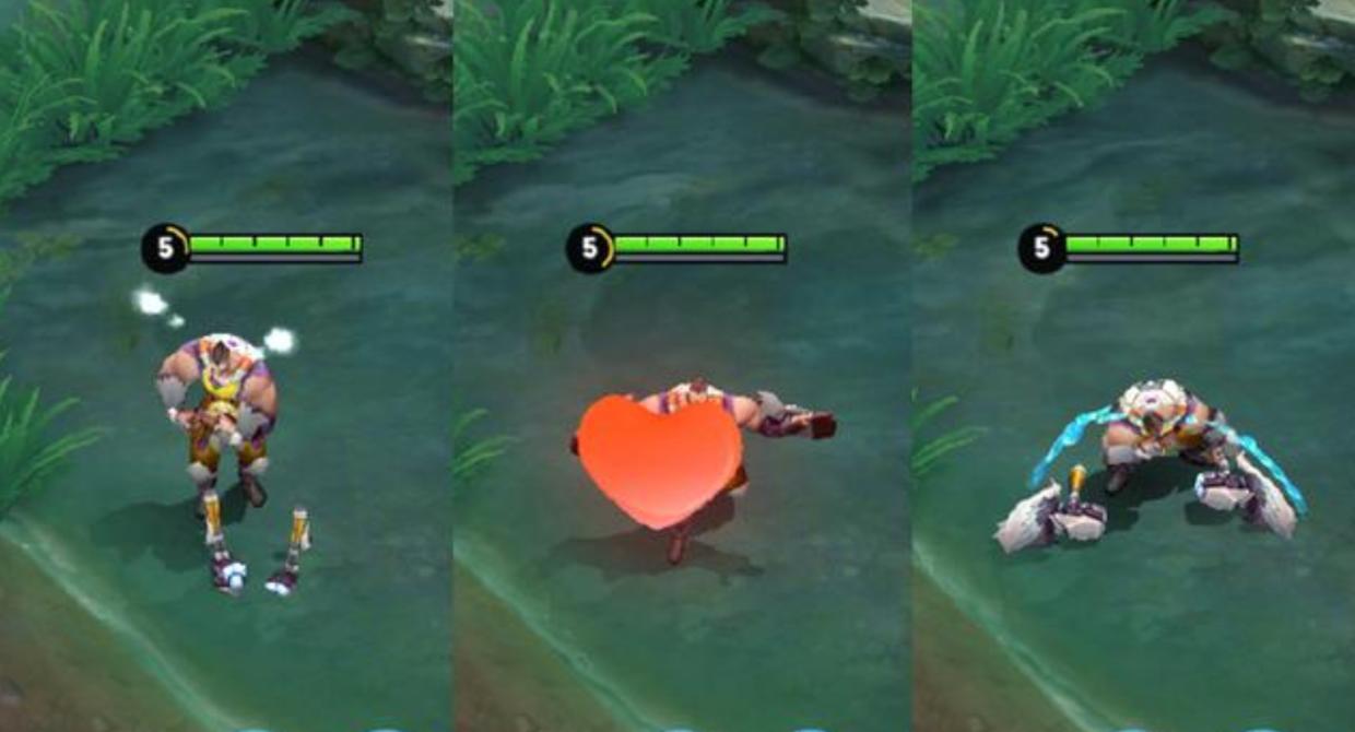 王者荣耀:峡谷英雄特效调整,程咬金流眼泪,孙尚香还会比爱心!