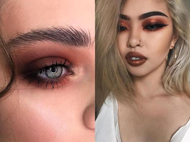 2018欧美彩妆新趋势:野生眉,偏光色,美到窒息的妆容大公开