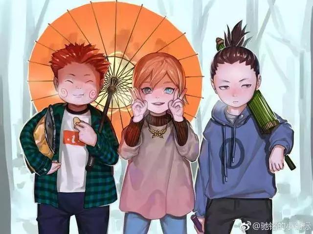 火影忍者木叶12小强童年照萌度爆表仅看一眼就可爱化了