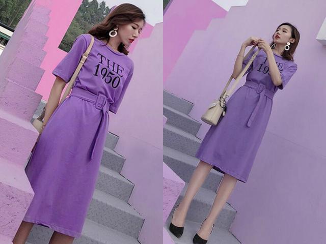夏天很流行穿紫色连衣裙,搭配上这5双高跟凉鞋,特别好看!