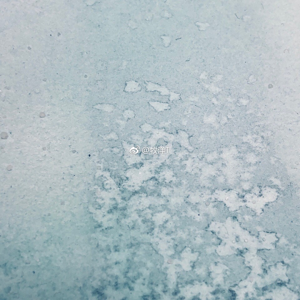 水彩撒盐技法相信大家都知道,先铺色再撒上盐粒就能做出丰富的效果