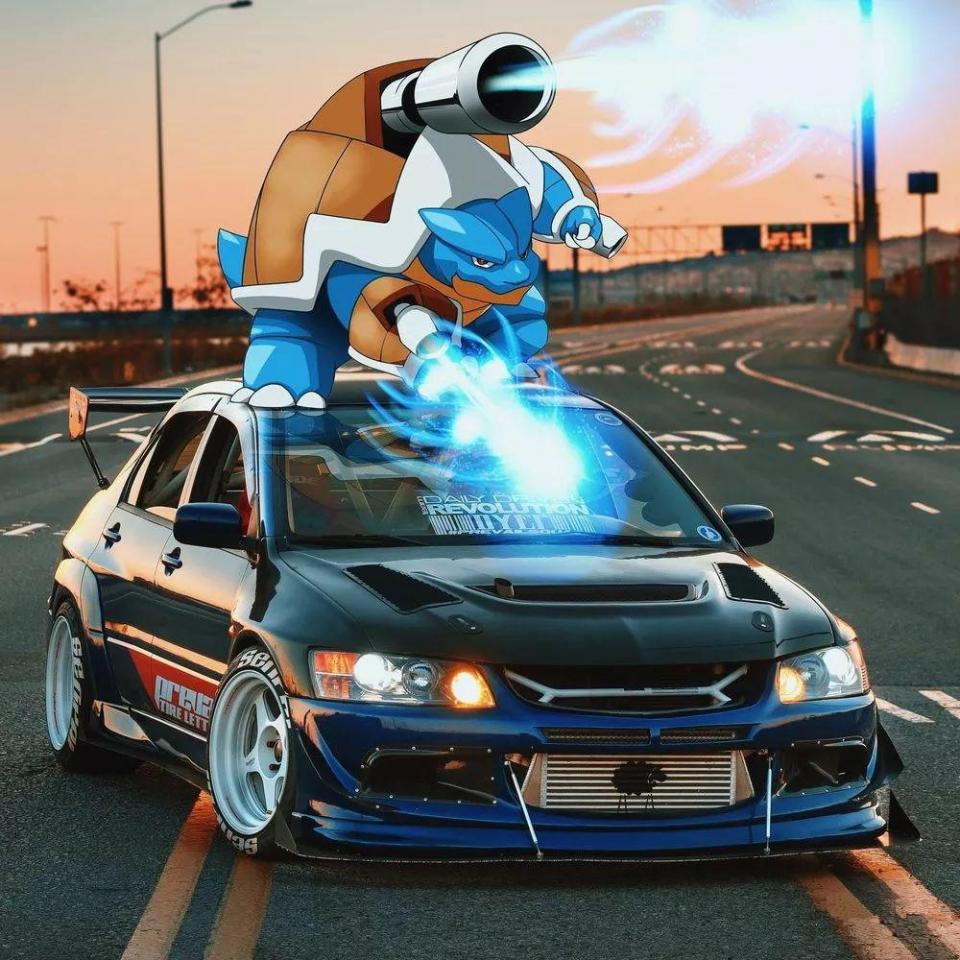 将改装车与经典动漫人物融合,这样的组合能否俘获你的芳心?