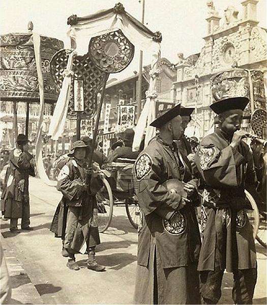 民国婚嫁的九张老照片,老北京人娶媳妇排场不是一般大