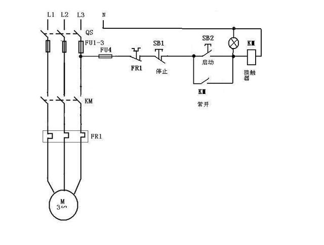 为什么电机启停用自锁电路?直接加个开关不就行了
