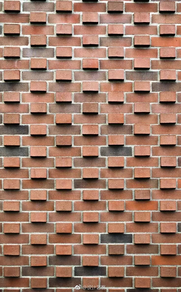 漂亮的红砖外墙肌理参考