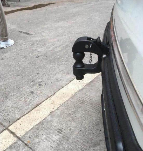 长安cx70加装拖车钩,车主:这下再也不怕被追尾了